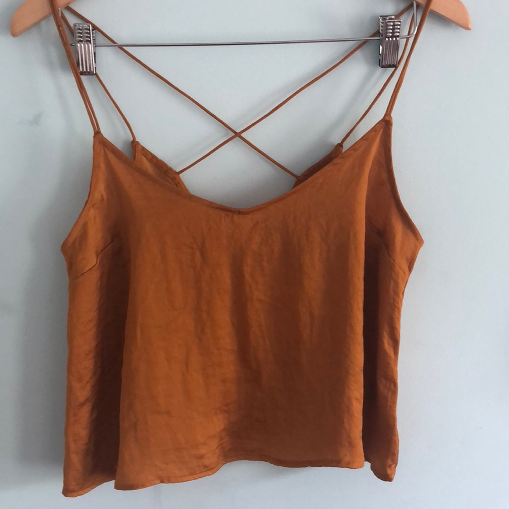 mustard crop top